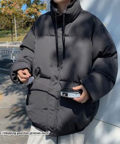ダウンジャケット | 中綿コート メンズ ダウンコート 中綿 無地 シンプル フードなし カジュアル おしゆったり 厚手 暖かい スタンドカラー 冬 着回し 上品 秋 カッコウイイ コーデ
