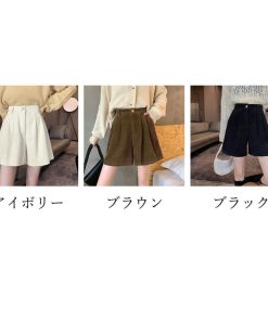 ショートパンツ | コーデュロイ レディース
