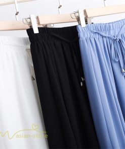 ワイドパンツ | キュロットスカート レディース 春夏新作 九分丈無地 ハイウエスト 体型カバーズボン 30代 40代 50代 ボトムス 通勤 着痩せ オシャレ