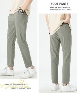 チノパン | テーパードパンツ メンズ パンツ 無地 ロング 薄手 サマーパンツ 着痩せ 上品 大きいサイズ ウエストゴム メンズパンツ 春 夏 秋 メンズスタイル お出かけ