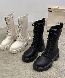 ショートブーツ | レースアップミドルブーツ ストームブーツ