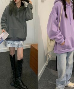 パーカ | 裏起毛パーカー レディース 韓国風秋冬