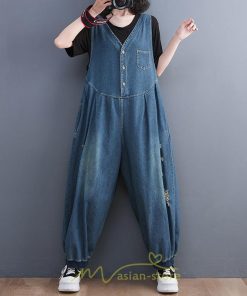 オーバーオール サロペット | サロペット オールインワン レディース 春 デニム オーバーオール おしゃれ パンツ サルエル 体型カバー マタニティ カジュアル 大人 お出かけ 2022新作 秋 人気