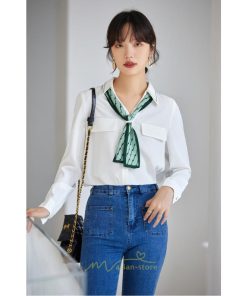 シャツ・ブラウス | シャツ ブラウス 秋冬 レディース スカーフタイ きれいめ フォーマル 春 長袖 M L オフィス S XL XXL 上品 OL 高級感 フェミニン シフォン 通勤 可愛い