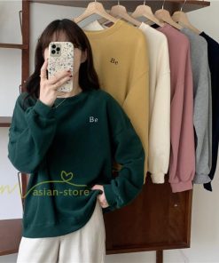 パーカー | トレーナー 長袖 刺繍 レディース スウェット 長袖トレーナー シンプル 20代 30代 フリーサイズ 7色 カジュアル ゆったり コーデ 秋冬 大人 50代 40代