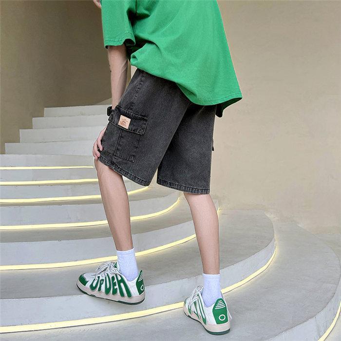 ハーフパンツ ショート | 夏パンツ デニム メンズ サマーパンツ パンツ ワイドパンツ シンプル ウエストゴム 20代 30代 お出かけ ハーフパンツ ジーパン 夏新作 ショートパンツ ジーンズ