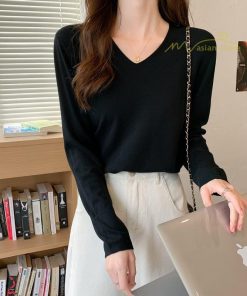 ｔシャツ・カットソー | 長袖Tシャツ インナー レディース インナーウェア 長袖 Tシャツ スリムインナー カットソー 2021 インナーTシャツ アンダーウェア 無地 Vネック