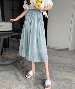 フレアスカート | キャザー ロングスカート