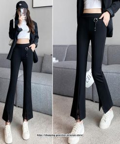 チノ・テーパード・ジョガー・スキニーパン | パンツ レディース フレアパンツ 9分丈 カジュアル フレアパンツ ハイウエスト スキニーパンツ トレンド かわいい お出かけ おしゃれ 送料無料 デイリー デート