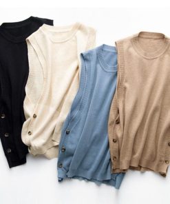 ニット・セーター | ニットベスト レディース 重ね着 上着