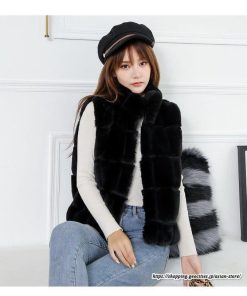 ベスト | ボリュームフェイクファーファー毛皮レディース 冬 フェイクファー 毛皮コート アウター ノースリーブ ふわふわ ジレ 前開き 秋冬