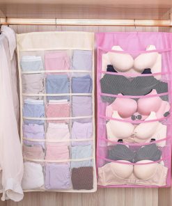 その他小物 | 下着収納 省スペース ウォールポケット 大容量 両面収納バッグ 壁掛け収納袋 メッシュ 小物収納ポケット 吊り下げ収納