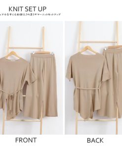 セットアップ | ニット冷感タッチレディース