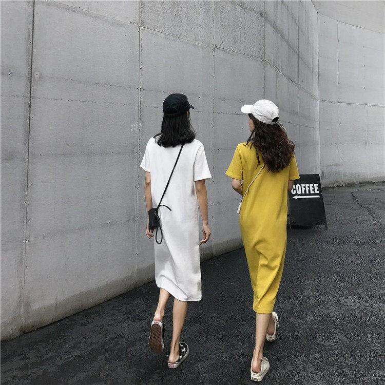 tシャツ・カットソー | ティーシャツワンピ ビックティーシャツ Tシャツワンピース ロングティーシャツ レディース ロングt 夏新作 Tシャツ ショート 大きいサイズ トレンド ロンT