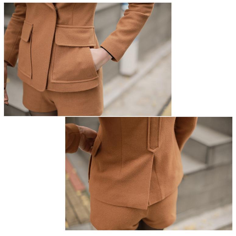 在庫ある | 短納期ビジネススーツレディース パンツスーツ セレモニースーツ 入学式 卒業式 面接 発表会 ジャケット ボトムス 通学通勤 着痩せ ショートパンツ OL 2点セット