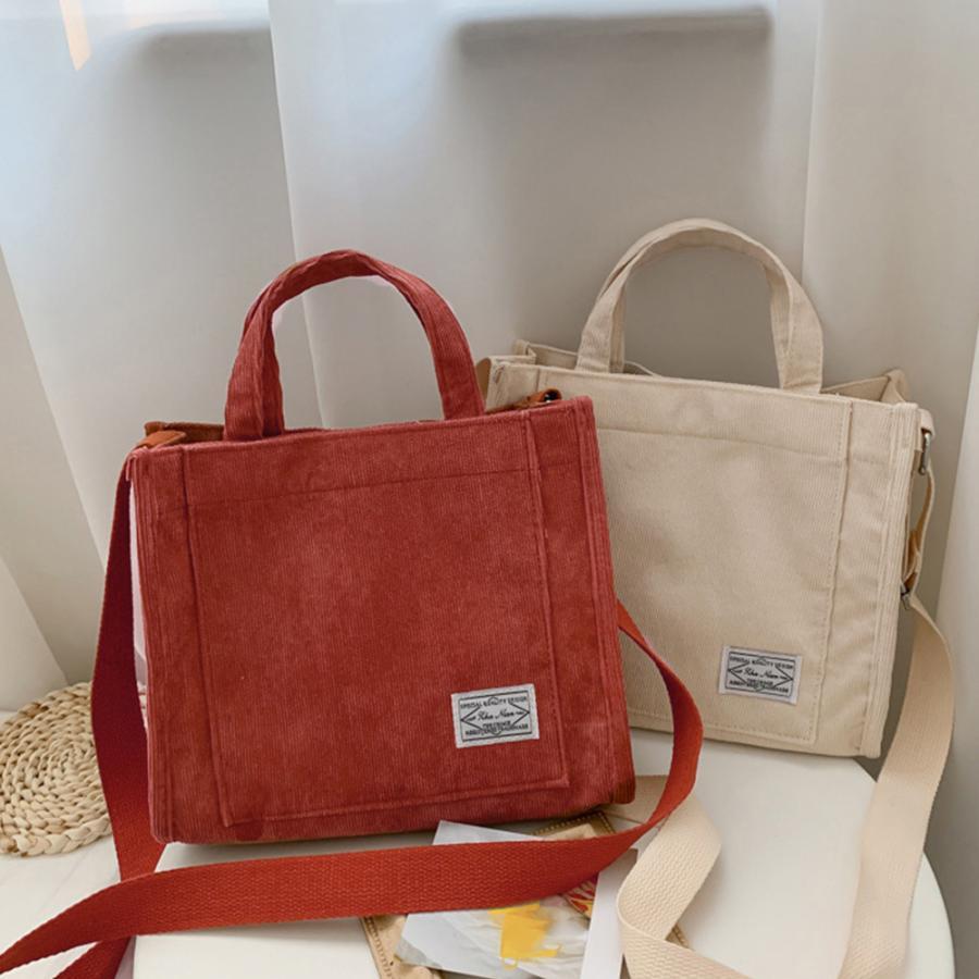ショルダーバッグ | コーデュロイ ミニトートバッグ 3way