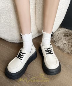 ローファー | ドレスシューズ レディース 靴 合皮 厚底靴 編み上げ 韓国風 歩きやすい 学生靴 通勤 通学 パンプス 春 夏 秋 発表会 入学 卒業 卒園 冬 入園