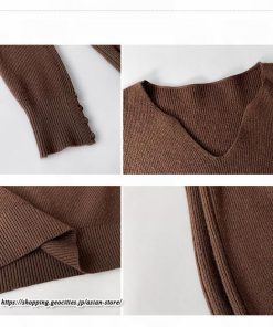 ニット・セーター | ニット カットソー セーター レディース トップス 秋冬 春 長袖 ニットセーター プルオーバー Vネック スリム ニットトップス 春秋 通勤 柔らかい 通学 伸縮性