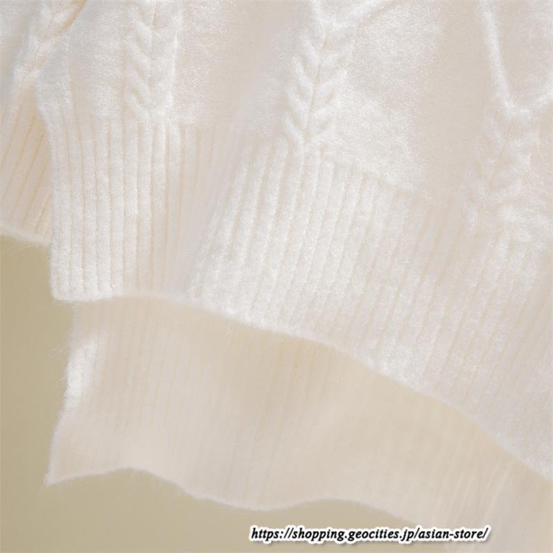 ニット・セーター | ニット カットソー セーター レディース トップス 秋冬 長袖 ニットセーター プルオーバー ニットトップス 柔らかい シンプル 通勤 通学 暖かい 秋冬 防寒 春秋