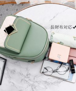 リュック | デイパック 3way レディース おしゃれ 小さめ フェイクレザー バックパック 配色 リュックサック ミニバイカラー