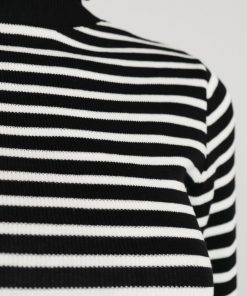 ニット・セーター | ボーダー柄 ニットセーター 長袖 6色