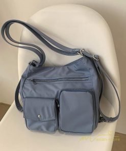 女性用バッグ | ショルダーバッグ レディースバッグ 2way 斜めがけ 肩掛けバッグ 通勤 通学 買い物 エコバッグ ファスナー 旅行 シンプル 大学生 おしゃれ ポケット多い