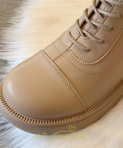 ショートブーツ | ブーツ レディース トレンド ミドル 厚底 袴ブーツ 黒 レースアップ 編み上げ カーキ オフホワイト 通勤 オフィス 通学 歩きやすい 疲れにくい