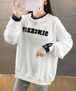 パーカー | トレーナー Tシャツ レディース 長袖 切り替え スウェット ゆったり 韓国風 トップス カジュアル 体型カバー 可愛い お出かけ 楽チン 通勤 通学