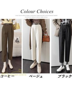 チノ・テーパード・ジョガー・スキニーパン | パンツ レディース 秋冬 コーデ ビジネスパンツ ロング丈 着痩せ テーパードパンツ OL ビジネス ラシャ 大きいサイズ カジュアル 冬 お出かけ パンツ 秋 無地