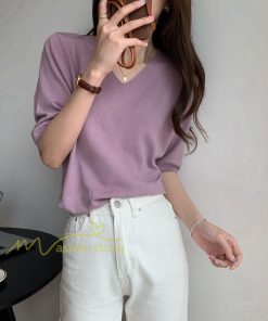 tシャツ・カットソー | Tシャツ レディース 半袖 トップス カジュアル Tシャツ 大きい ゆるTシャツ ゆるカットソー Vネック 20代30代40代50代 上品 上品 お出かけ 通勤通学 着回し