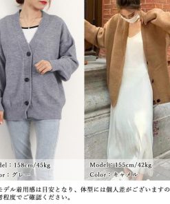 カーディガン | ニットレディース 中厚手