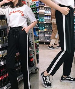 ワイドパンツ | スポーツウェア レディース 裏起毛 スェットパンツ サイドライン ルームパンツ