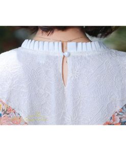 ミディアム | ワンピース レディース 花柄 きれいめ 重ね着風 おしゃれ 上品 夏 新作 ひざ上 ショート丈 カジュアル ミニワンピース 20代 40代 お出かけ 大人 30代 半袖