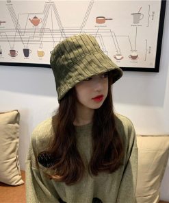 帽子 | サンバイザー レディース 韓国風 無地 バケットハット 両面着 ハット ヴィンテージ ぼうし コットン キャップ