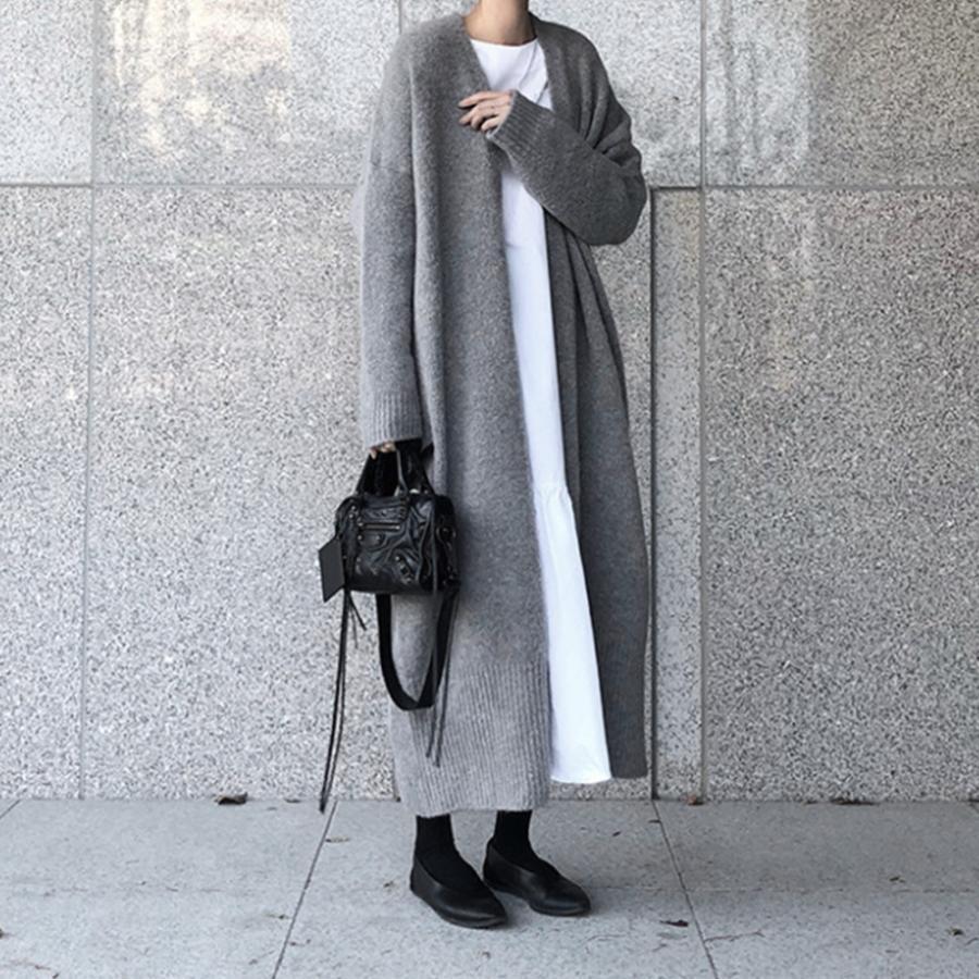 カーディガン | ロング ニットレディース