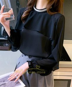 シャツ・ブラウス | ハイネック カフス オフィスカジュアル オケージョン シンプル レディース 春 韓国 ファッション 立ち襟 カジュアル エレガント 通勤OL 優雅 オシャレ 上品 細身