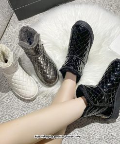 ブーツ | ムートンレディース 靴 スノーシューズ ショート裏ボア 裏起毛 秋冬 防寒 シューズ あったか 歩きやすい 20代30代40代50代