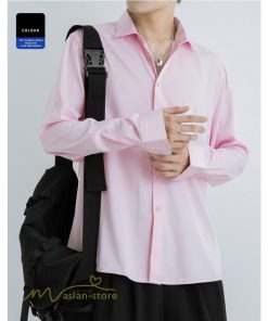 シャツ | トップス メンズ 長袖 ジャケット カジュアル無地 ゆったり メンズ オーバーライトアウター メンズ長袖シャツ