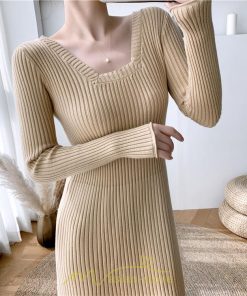 ニットワンピース | ワンピース 秋 秋服 レディース ニット ロングワンピース ロング 長袖 冬 冬服 Aライン 着痩せ 大人上品 お出かけ デート エレガント 送料無料 20代30代40代