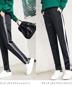 ワイドパンツ | スポーツウェア レディース 裏起毛 スェットパンツ サイドライン ルームパンツ