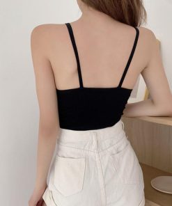 キャミソール | ブラトップ チラ見え 下着 カップ付 ベアトップブラ レディース インナー クロスストラップ ブラキャミ