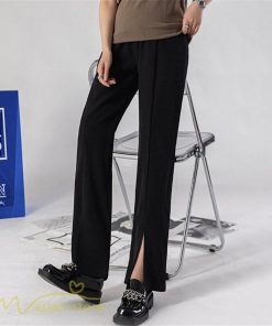 パンツ レギンス | マタニティパンツ ワイドパンツ 無地 妊婦服 おしゃれ ゆったり マタニティウェア パンツ 着痩せ 無地 サマーパンツ お出かけ 日常 ウエスト調整 裾口スリット