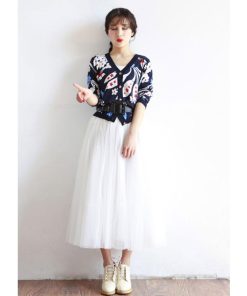 スカート | ロングチュールハイウエストフレアレディース 無地 きれいめ ウエストゴム 通勤通学 可愛い S M L 上品 着痩せ