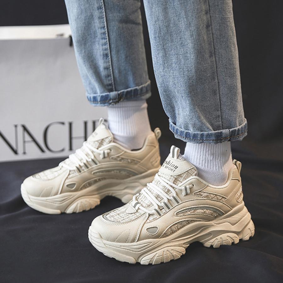 シューズ | ダッドスニーカー レディース 韓国風厚底