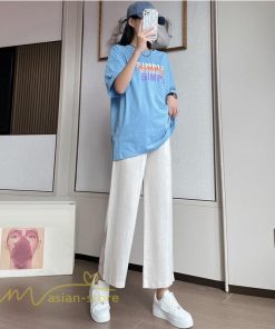 パンツ レギンス | ワイドパンツ マタニティウェア 妊婦服 パンツ 着痩せ 無地 マタニティパンツ おしゃれ 上品 春 夏 ウエスト調整 マタニティパンツ 産前 お出かけ カジュアル