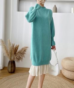 ワンピース | ニット ドッキングカジュアル