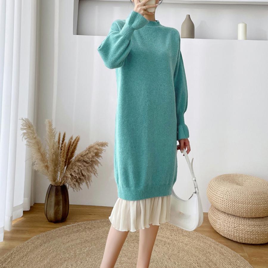 ワンピース | ニット ドッキングカジュアル