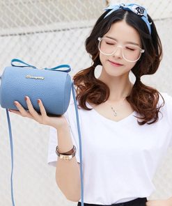 ショルダーバッグ | ミニ ドラムバッグ レディース かわいい 小さめ ロールバッグ