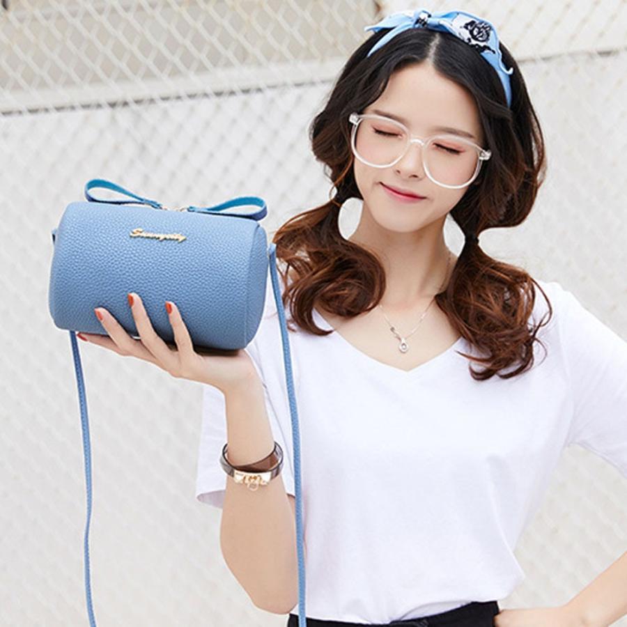 ショルダーバッグ | ミニ ドラムバッグ レディース かわいい 小さめ ロールバッグ