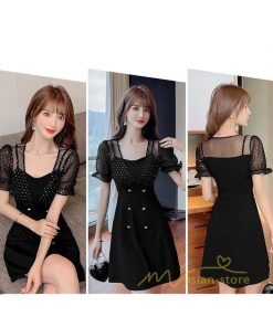 ミディアム | ワンピース レディース 40代 きれいめ 夏 ミニ丈 ドレス 韓国風 オシャレ 通勤 大人 上品 着痩せ エレガント デート フォーマルワンピース きれいめ 2021 二次会